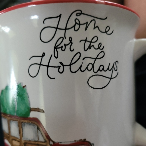 Simply Girls Home Accessories Holiday Mug. "Home For The Holidays". - Picture 2 of 5